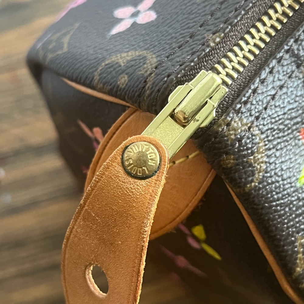 Louis Vuitton speedy 25 Vintage hand painted. - Picture 7 of 13